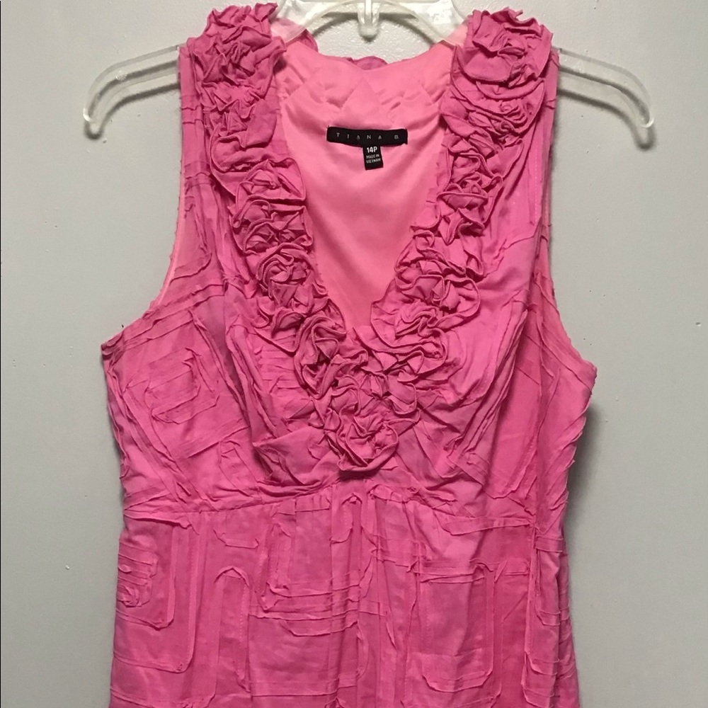 Tiana B summer dress size 14 petite.
